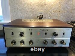 Mint 1962 Fisher Kx-200 Stereo Tube Integrated Amplifier Orig Manuals & Cabinet