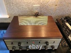 Mint 1962 Fisher Kx-200 Stereo Tube Integrated Amplifier Orig Manuals & Cabinet