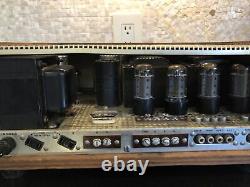 Mint 1962 Fisher Kx-200 Stereo Tube Integrated Amplifier Orig Manuals & Cabinet