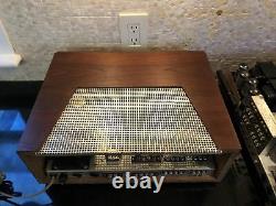 Mint 1962 Fisher Kx-200 Stereo Tube Integrated Amplifier Orig Manuals & Cabinet