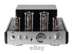 Monoprice 25 Watt Stereo Hybrid Tube Amplifier with Bluetooth and 4-inch Select