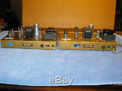 Nice Pair Boulevard 5T-17 Mono Tube Integrated Amplifiers EL84 12AX7 EZ81