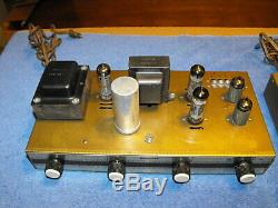 Nice Pair Boulevard 5T-17 Mono Tube Integrated Amplifiers EL84 12AX7 EZ81