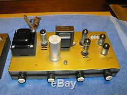 Nice Pair Boulevard 5T-17 Mono Tube Integrated Amplifiers EL84 12AX7 EZ81