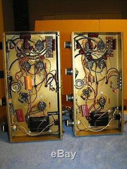 Nice Pair Boulevard 5T-17 Mono Tube Integrated Amplifiers EL84 12AX7 EZ81