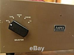 Nice Pair of Ampex F2044 10 Watt Tube Integrated Amplifiers