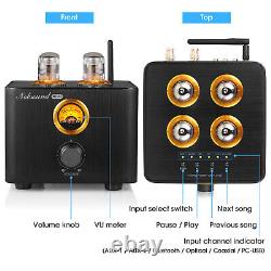 Nobsound B100 Bluetooth Tube Amplifier USB DAC COA/OPT Audio Integrated Amp 25W