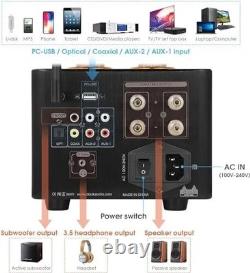 Nobsound High-End B100 Bluetooth 5.0 Vacuum Tube Amplifier USB DAC COAX/OPT