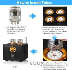 Nobsound High-End B100 Bluetooth 5.0 Vacuum Tube Amplifier USB DAC COAX/OPT