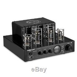 Nobsound Hybrid Tube Bluetooth Power Amplifier USB/OPT/COAX Stereo Subwoofer Amp