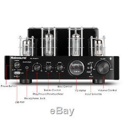 Nobsound Hybrid Tube Bluetooth Power Amplifier USB/OPT/COAX Stereo Subwoofer Amp