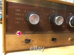 Olson AM-214 Stereo Integrated Tube Amplifier 6BM8/ECL82 Serviced & Working
