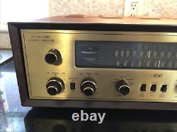 Open Box The Fisher 600 AM/FM Stereo Tube Tuner Amplifier Perfect Condition