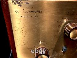 Original FISHER X-101 STEREO TUBE AMP (THE 101) 68th unit made-PRO SERVICED
