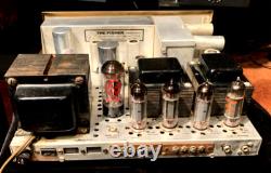 Original FISHER X-101 STEREO TUBE AMP (THE 101) 68th unit made-PRO SERVICED