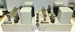 Pair Electro Voice A-20C Integrated Tube Amplifiers Excellent Cosmetics Conditio