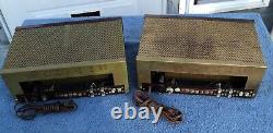 Pair Of Brociner Mk10 Mk 10 Integrated Tube Amplifiers (extremely Rare)