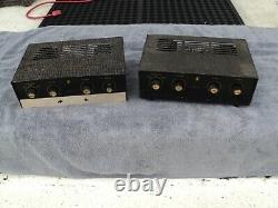 Pair Of Heathkit Ea-3 Mono Integrated Tube Amplifiers Same As Ua-2 Transformers