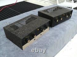 Pair Of Heathkit Ea-3 Mono Integrated Tube Amplifiers Same As Ua-2 Transformers