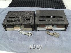 Pair Of Heathkit Ea-3 Mono Integrated Tube Amplifiers Same As Ua-2 Transformers