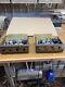 Pair Of Eico Hf-12 Vintage Integrated Tube Amplifier For Parts/restoration Only