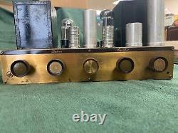 Pair of Pilotone Amplifiers AA-905 AA905 Pilot KT66 Output Tube Integrated Amps