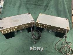 Pair of Pilotone Amplifiers AA-905 AA905 Pilot KT66 Output Tube Integrated Amps