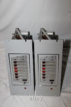 Philips mono tube / valve amplifier pair EL6425 with EL36 ECC83 in 19'' mounts
