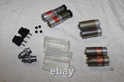 Philips mono tube / valve amplifier pair EL6425 with EL36 ECC83 in 19'' mounts