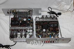 Philips mono tube / valve amplifier pair EL6425 with EL36 ECC83 in 19'' mounts