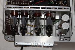 Philips mono tube / valve amplifier pair EL6425 with EL36 ECC83 in 19'' mounts