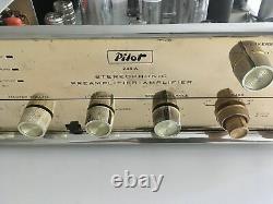 Pilot 245-A stereo tube integrated amplifier EL84 - Gorgeous