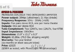 PrimaLuna DiaLogue Two Integrated Tube Amplifier