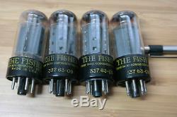 Quad Four Matched FISHER 7591A Quad Tubes Strong and Matched