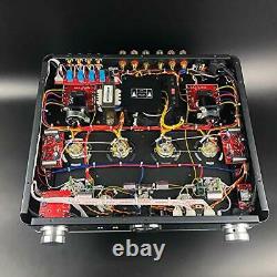 R8 KT88/EL34 x4 Tube Integrated AMP Power Amplifier Headphone  Silver