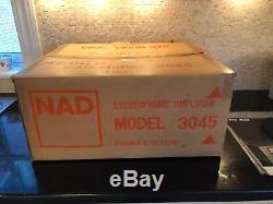 RARE NAD 3045 Stereo Tube Like Amplifier 1978-1981 Original box & Manual
