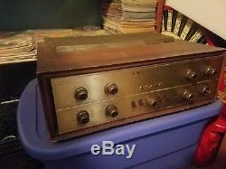 RARE working Gold Fisher X-1000 Integrated Stereo Tube Amplifier