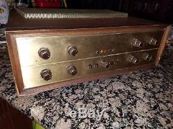 RARE working Gold Fisher X-1000 Integrated Stereo Tube Amplifier