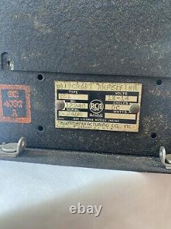 RCA MI-12240 Tube Amplifier WW2 Aircraft Audio Amp