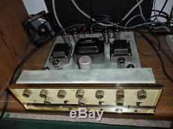 RESTORED STROMBERG CARLSON Stereo 24 TUBE AMPLIFIER 433 PLUG-N-PLAY + TUNER