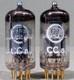Rare Matched Pair Valvo Cca White Label, Gold Pin Preamp Tubes Free Shipping