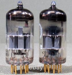 Rare Matched Pair Valvo CCa White Label, Gold Pin Preamp Tubes FREE Shipping