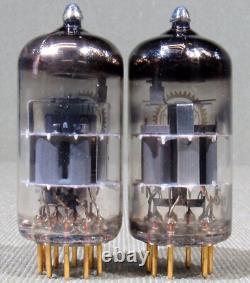 Rare Matched Pair Valvo CCa White Label, Gold Pin Preamp Tubes FREE Shipping