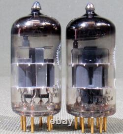 Rare Matched Pair Valvo CCa White Label, Gold Pin Preamp Tubes FREE Shipping