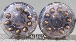 Rare Matched Pair Valvo CCa White Label, Gold Pin Preamp Tubes FREE Shipping