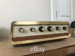 Rare Vintage Grommes 24PG Stereo Tube Integrated Amplifier EL84 Telefunken Work