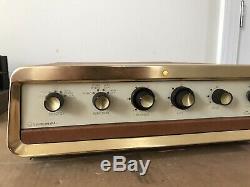 Rare Vintage Grommes 24PG Stereo Tube Integrated Amplifier EL84 Telefunken Work