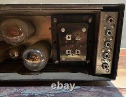 Rare Vintage Sherwood Model S-1000 II Tube Amplifier Untested Tubes Light Up