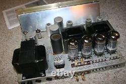 Recapped Fisher Model KX-200 Integrated Tube Hi-Fi Stereo Amplifier