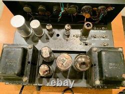 Restored Grommes 61PG Integrated 6L6 Tube HiFi Amplifier Ready to Rock & Roll